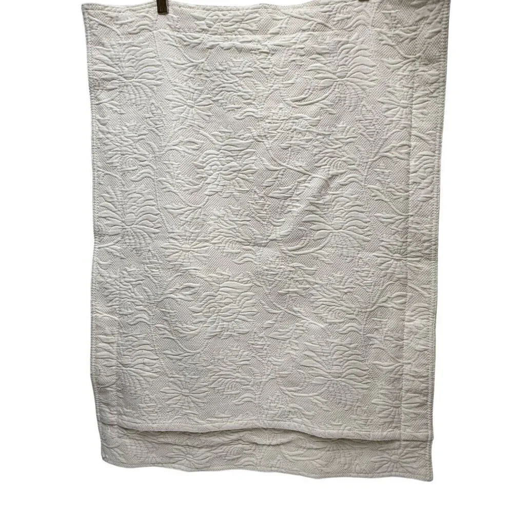 Charter Club Matelasse Pillow Sham Standard Size Pillowcase Cream